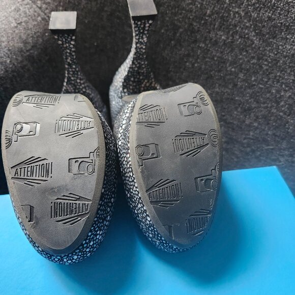 New Sparkle Fluevog Ankle Boots - Picture 2 of 4